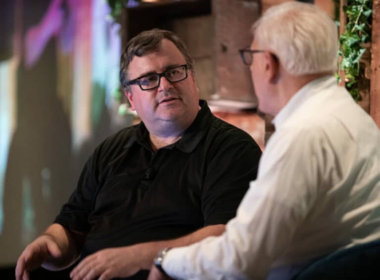 Reid Hoffman, Founder of LinkedIn, speaking at Founders Forum