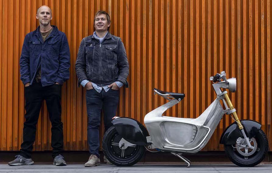 STILRIDE co-founders, Jonas Nyvang and Tue Beijer, left full-time jobs to build their sustainable manufacturing company. 