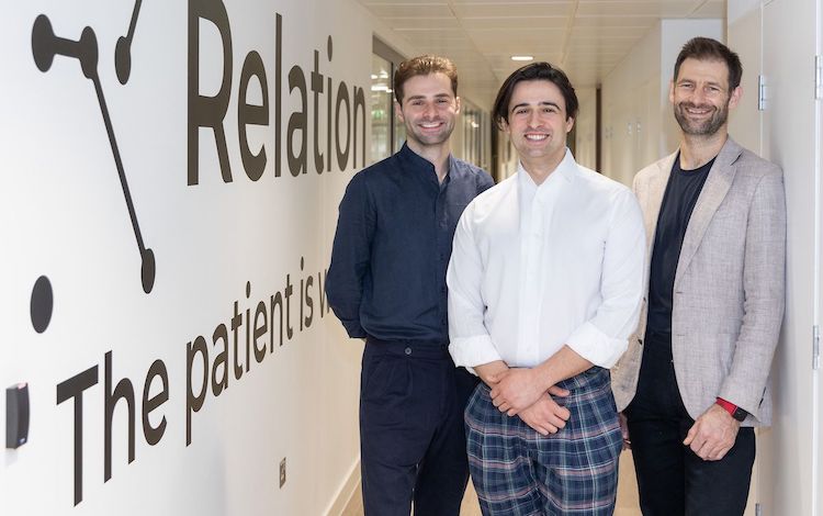 Relation Therapeutics founders: Benjamin Swerner, Charles Roberts, Jake Taylor-King