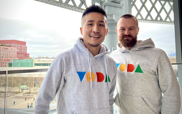 Jaron Soh and Kris Jack are the co-founders of LGBTQIA+ mental wellness app, Voda.