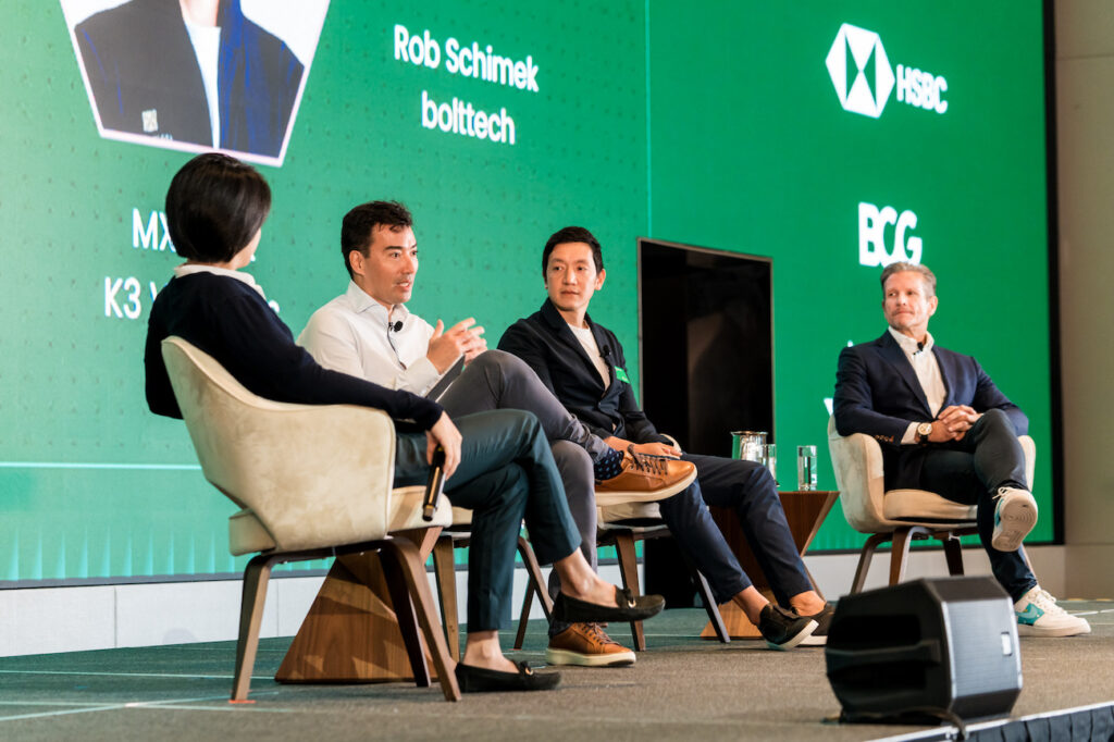 Pinn Lawjindakul (Lightspeed), Henry Ward (Carta), Meng Xiong Kuok (K3 Ventures), and Rob Schimek (bolttech) share their unicorn startup stories. 