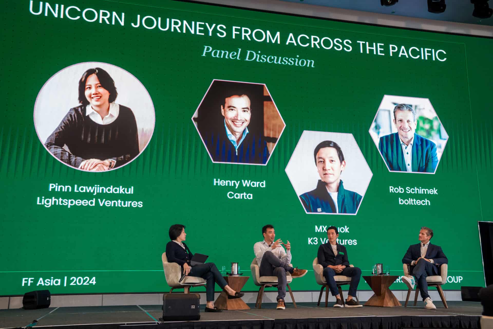 Pinn Lawjindakul, Henry Ward, MX Kuok and Rob Schimek