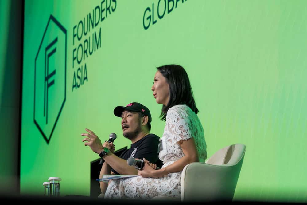 Chatri Sityodtong (ONE Championship) and Kheng Lian Ho (Turn Capital)