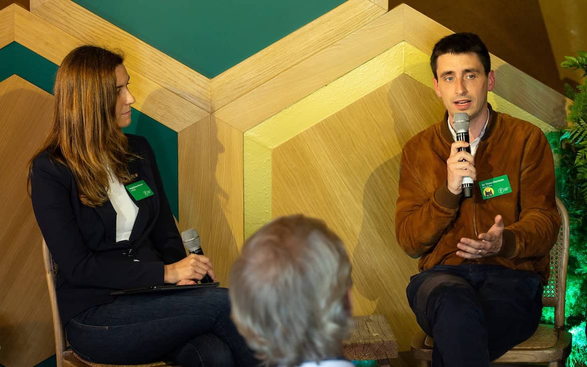 ParityQC’s Magdalena Hauer and Alice & Bob’s Dr Théau Peronnin at FF Global 2025.