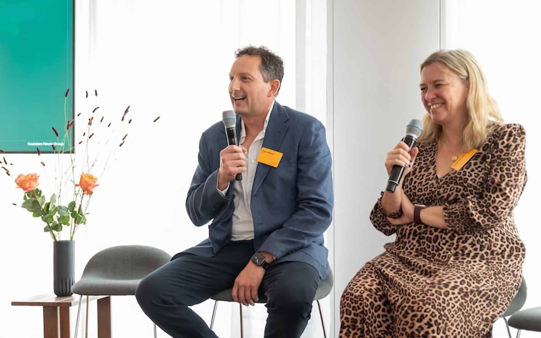 GoCardless’ Catherine Birkett and Videndum CFO, Sean Glithero