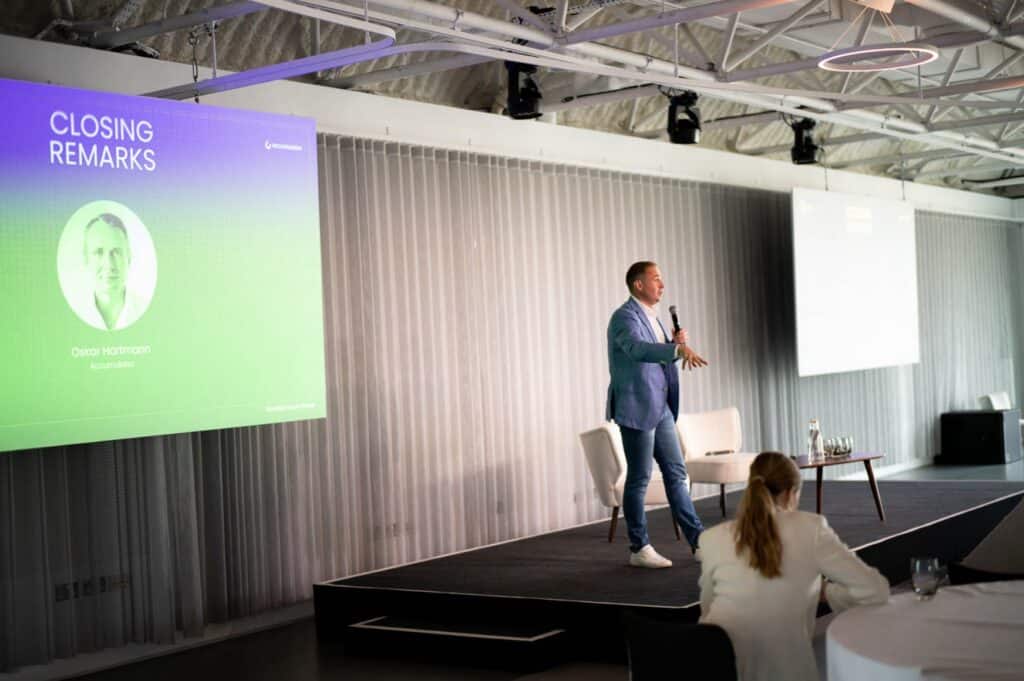 Accumulator's Oskar Hartmann at Founders Angels Forum