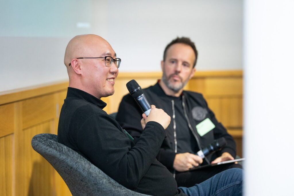 Daniel Kim, CFO of Synthesia, speaking at the CFO Forum 2025